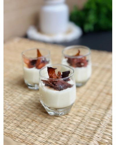 Verrine Panais et Chips de Bacon